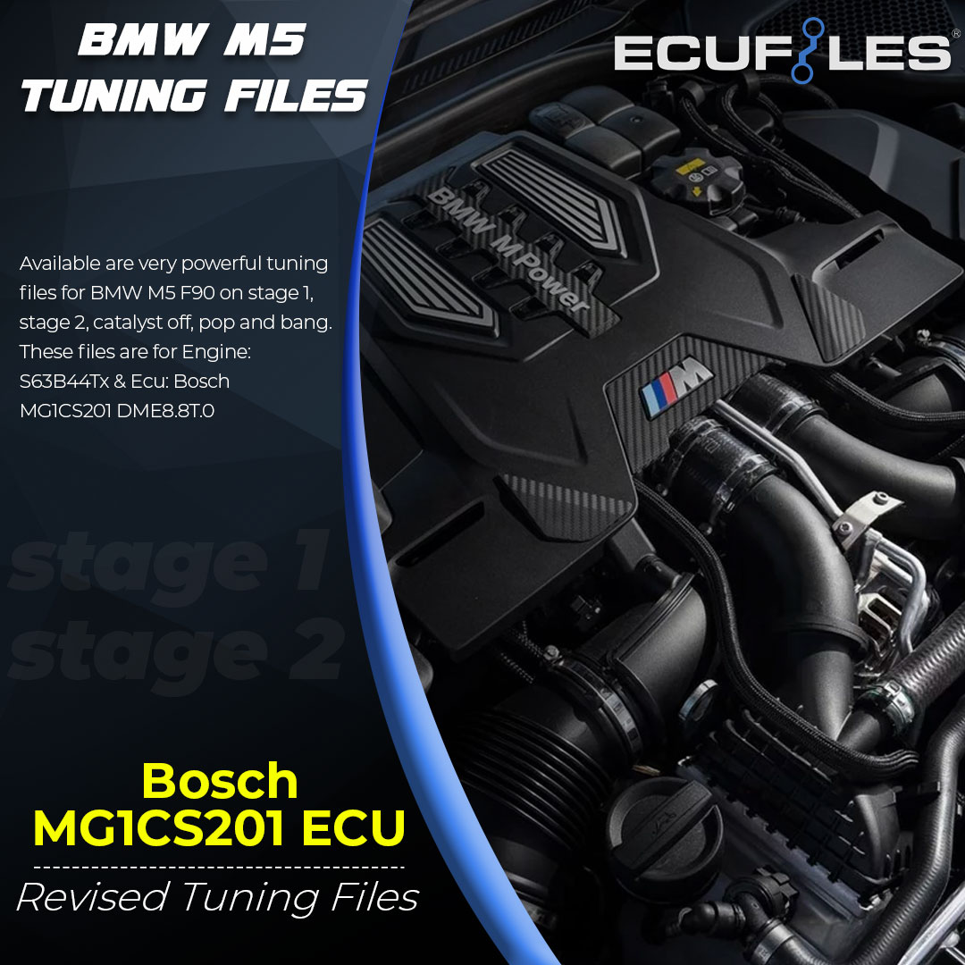 BMW F90 M5 Tuning Files Revised For Bosch MG1CS201 ECU by ChiptuneRS
